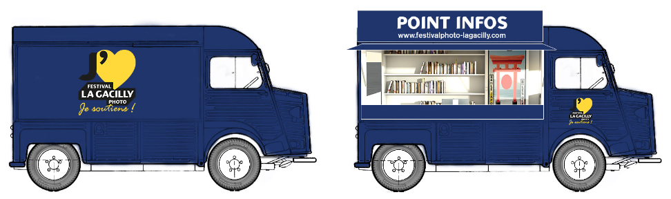 Camion du Festival Photo de la Gacilly